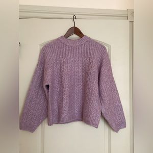 Topshop mixed stitch sweater